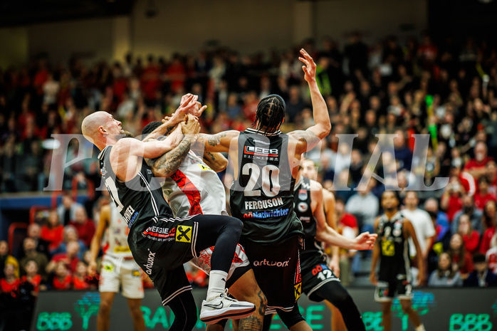 Basketball, Basketball Austria CUP 2023/24, Finale, Traiskirchen Lions, Flyers Wels, 