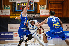 Basketball, bet-at-home Basketball Superliga 2020/21, Grunddurchgang 14. Runde, Oberwart Gunners, Gmunden Swans, Quincy Diggs (13)