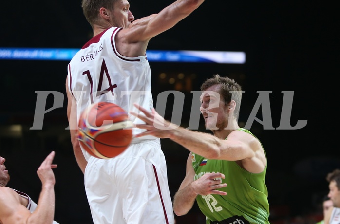 Basketball Eurobasket 2015  Team Latvia vs. Team Slovenia


