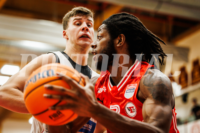 Basketball, win2day Basketball Superliga 2024/25, Grunddurchgang 8.Runde, SKN St. Pölten, Flyers Wels, Damion Rosser (2)