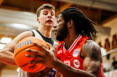 Basketball, win2day Basketball Superliga 2024/25, Grunddurchgang 8.Runde, SKN St. Pölten, Flyers Wels, Damion Rosser (2)