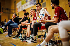 Basketball, Basketball Zweite Liga 2023/24, Playoff, Finale Spiel 1, Mistelbach Mustangs, Union Deutsch Wagram Aligators, Jakub Jokl (43)