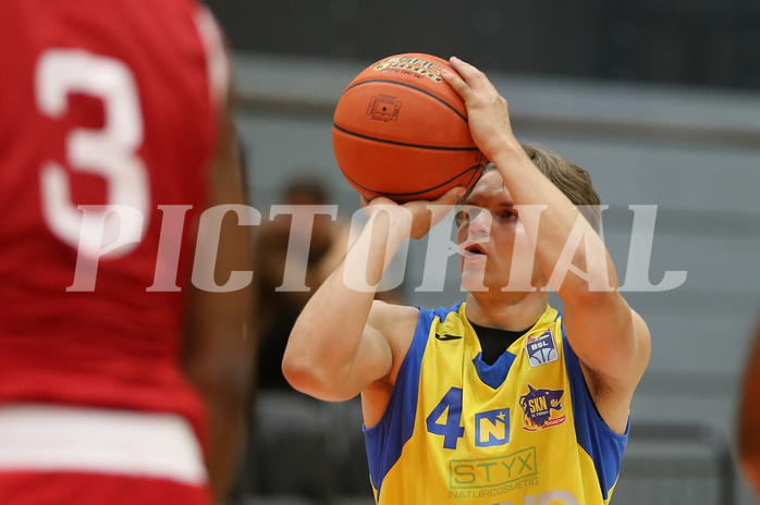 Basketball Superliga 2021/22, NÖ-Cup Traiskirchen Lions vs. SKN St.Pölten