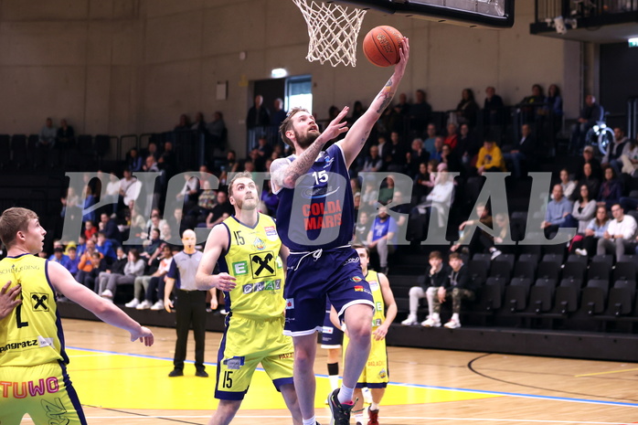 10.04.2023, Graz, Raiffeisen Sportpark Graz, Basketball Superliga 2022/23, 9. Qualifikationsrunde, UBSC Raiffeisen Graz vs. COLDAMARIS BBC Nord Dragonz
