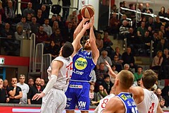 Basketball ABL 2017/18, Grunddurchgang 23.Runde Flyers Wels vs. Gmunden Swans