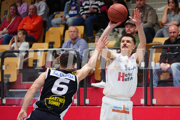 Win2day Basketball Superliga 2022/23, Playoff, Viertelfinale Spiel 2, Kapfenberg vs. Gmunden


