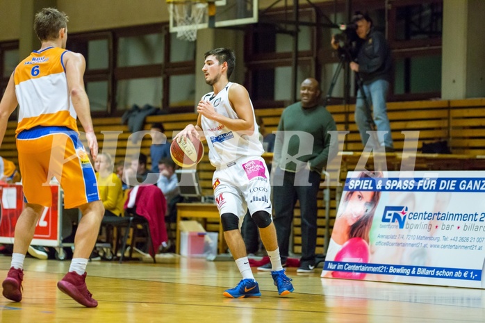 Basketball, 2.Bundesliga, Grunddurchgang 8.Runde, Mattersburg Rocks, BBU Salzburg, Bence CZUKOR (7)