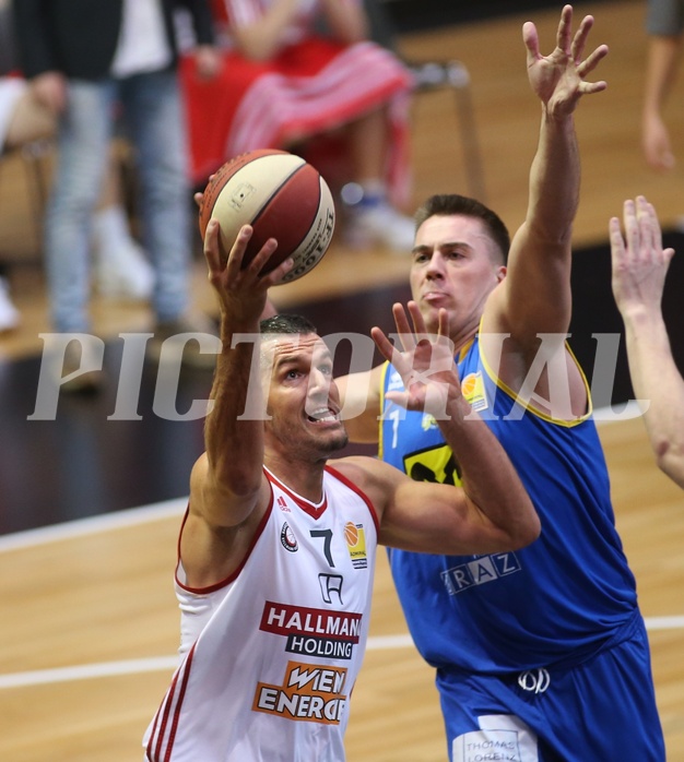 Basketball ABL 2017/18, Grunddurchgang 7.Runde BC Vienna vs. UBSC Graz


