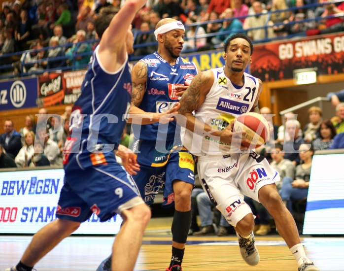 Basketball ABL 2015/16 Grundurchgang 28.Runde Gmunden Swans vs. Kapfenberg Bulls


