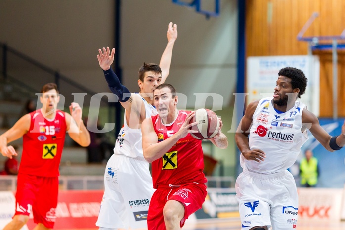 Basketball ABL 2015/16 Grunddurchgang 15.Runde Oberwart Gunners vs. WBC Wels