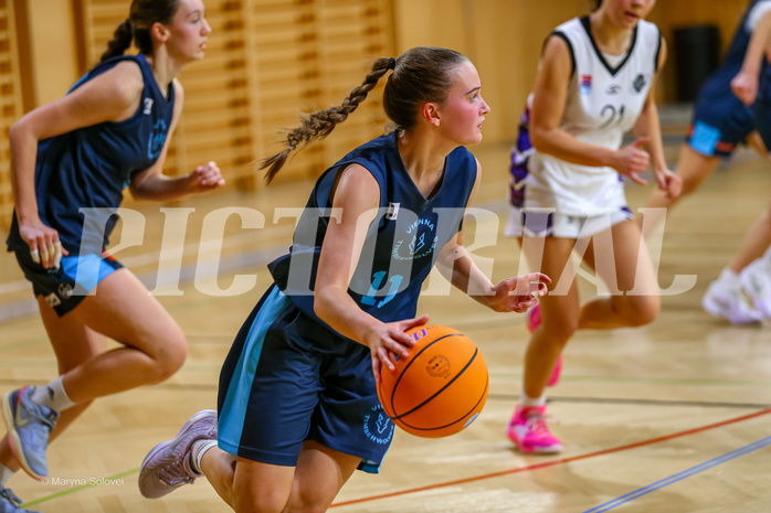 01.12.2024 Österreichischer Basketballverband 2024/25, SLWU19, Vienna United vs. Vienna Timberwolves