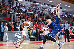 Basketball Superliga 2024/25, Playoff, Viertelfinale Spiel 3, Flyers Wels vs BBC Nord Dragonz,
