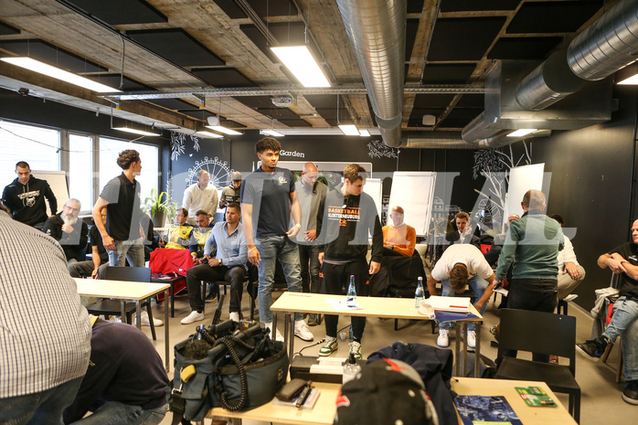 Basketball Superliga 2021/22, Pressekonferenz  vs. 


