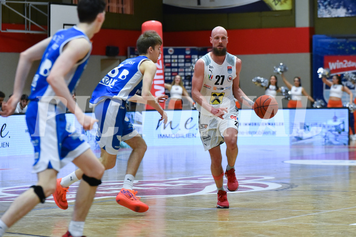 Win2Day Basketball Superliga 2022/23, 9. Plazierungsrunde, Flyers Wels, Oberwart Gunners,
