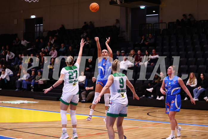 18.11.2023, Graz, Raiffeisen Sportpark, Basketball Damen Superliga 2022/23, Grunddurchgang, 4.Runde, UBI Holding Graz vs. DBB OCS Diamond Ladies Wels ,  