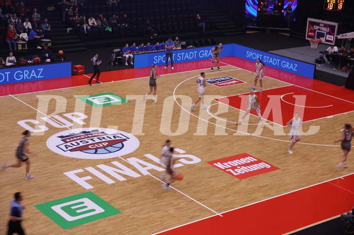 18.01.2025, Graz, Raiffeisen Sportpark, Basketball Austria Cup 2025, Final Four, Semifinale, DBB Wels vs Klosterneuburg Duchess,  