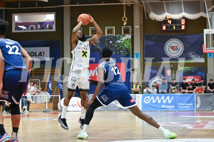 Basketball Superliga 2024/25, Playoff, Viertelfinale Spiel 3, Flyers Wels vs BBC Nord Dragonz,
