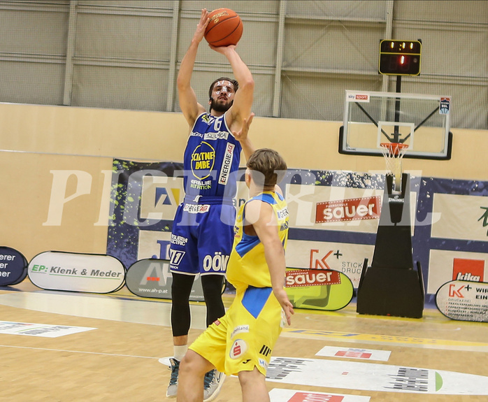 Basketball Superliga 2021/22, 5.Plazierungsrunde SKN St.Pölten vs. Gmunden Swans