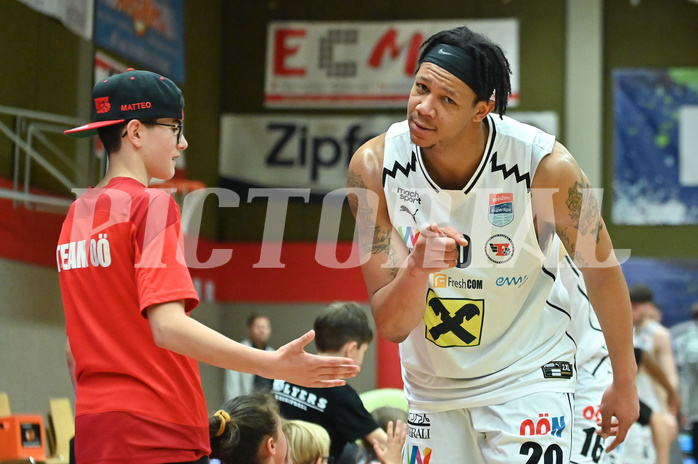 Basketball Superliga 2023/24, 8.Plazierungsrunde,
Flyers Wels vs. Gmunden Swans

