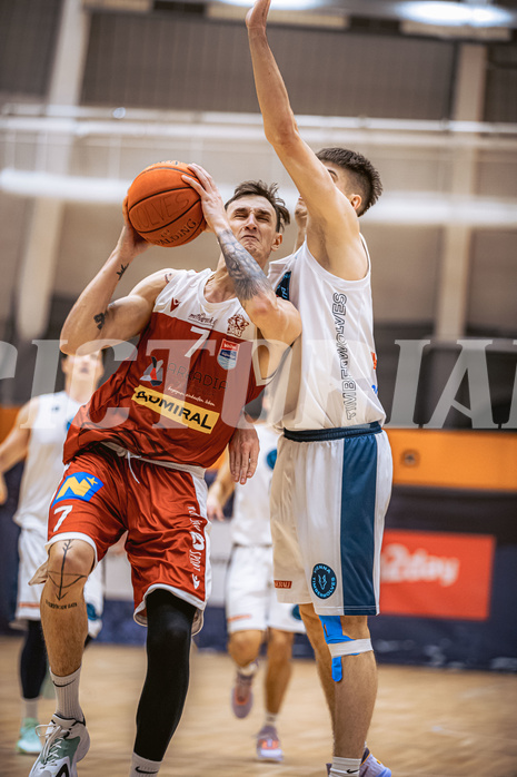 Basketball, Win2Day Superliga 2022/23, Grunddurchgang 15.Runde, Vienna Timberwolves, Arkadia Traiskirchen Lions, Aleksandar Andjelkovic (7)