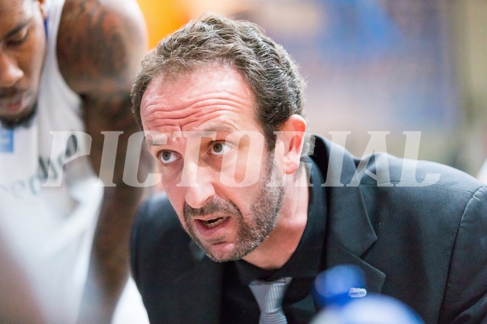 Basketball, ABL 2016/17, Grunddurchgang 31.Runde, Oberwart Gunners, UBSC Graz, Chris Chougaz (Coach)