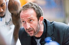 Basketball, ABL 2016/17, Grunddurchgang 31.Runde, Oberwart Gunners, UBSC Graz, Chris Chougaz (Coach)