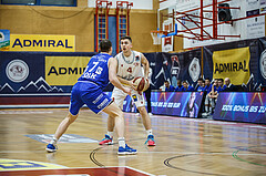 Basketball, Admiral Basketball Superliga 2019/20, Grunddurchgang 17.Runde, Traiskirchen Lions, Oberwart Gunners, Sebastian Lesny (4)