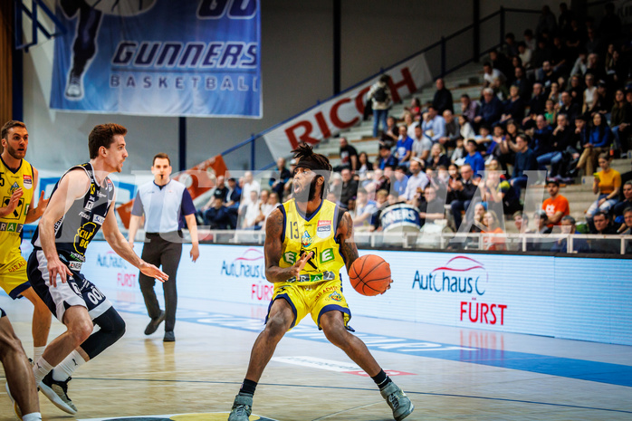 Basketball, Basketball Austria Cup 2022/23, Herren Finale, Gmunden Swans, UBSC Graz, Issac James Vann Jr (13)