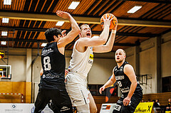Basketball, Basketball Zweite Liga 2024/25, Grunddurchgang 13.Runde, Mattersburg Rocks, Güssing Blackbirds, Asdren Drew Koka (22)