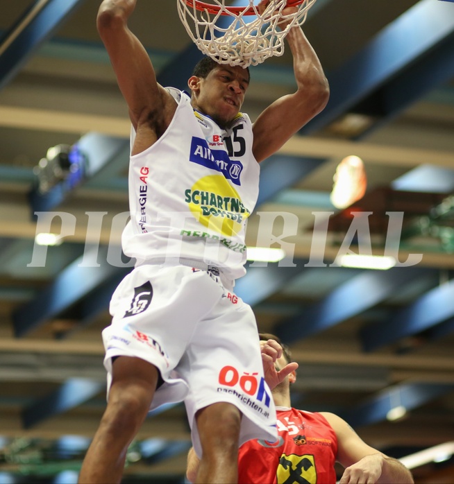Basketball ABL 2015/16 Grunddurchgang 26.Runde Gmunden Swans vs. WBC Wels