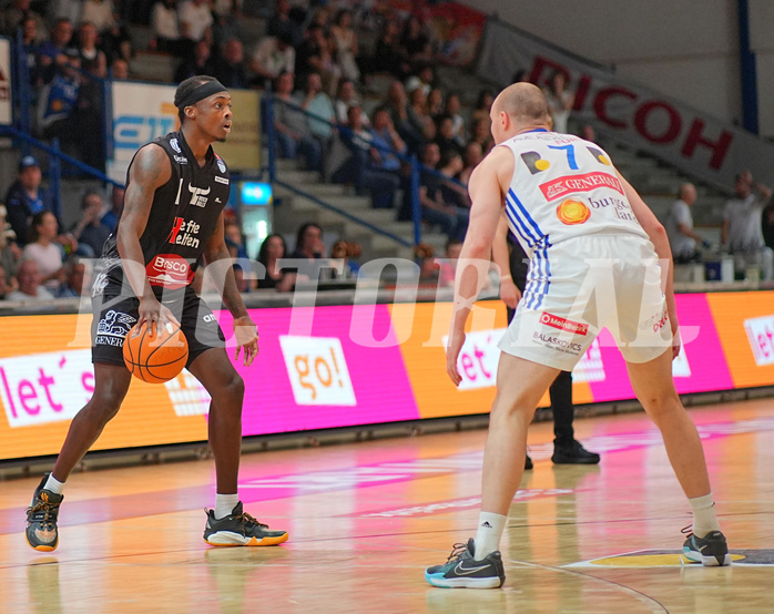 Basketball Superliga 2024/25, Playoffs, Viertelfinale Spiel 1 Oberwart Gunners vs. Kapfenberg Bulls


