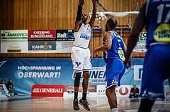 Basketball, ABL 2018/19, Playoff HF Spiel 1, Oberwart Gunners, Gmunden Swans, Justin Coleman (8)