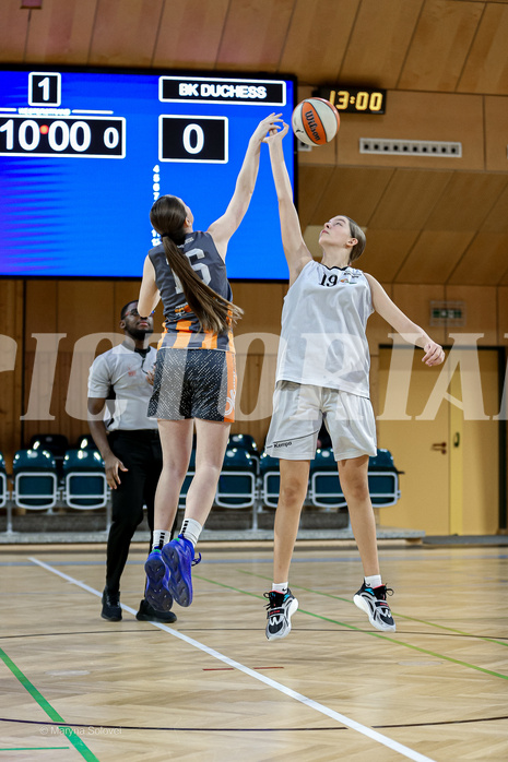 22.02.2025 Österreichischer Basketballverband 2024/25, SLWU14 Basket Flames UNION vs Basket Duchess 22.02.2025 Österreichischer Basketballverband 2024/25, SLWU14 Basket Flames UNION vs Basket Duchess