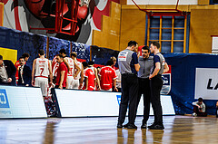 Basketball, win2day Basketball Superliga 2024/25, Grunddurchgang 6.Runde, Traiskirchen Lions, Oberwart Gunners, #referees