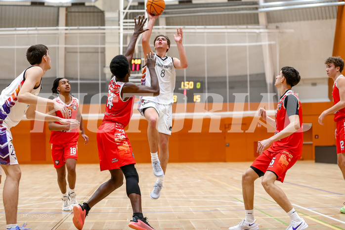 11.01.2025 Österreichischer Basketballverband 2024/25, SLMU19, Vienna United vs BC Vienna