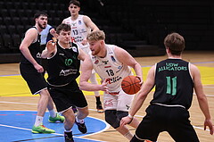 19.02.2023, Graz, Raiffeisen Sportpark Graz, Basketball Zweite Liga 2022/23, Grunddurchgang, Runde 17, Future Team Steiermark vs Union Deutsch Wagram Alligators