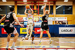 Basketball, win2day Basketball Superliga 2023/24, Grunddurchgang 16.Runde, Traiskirchen Lions, Kapfenberg Bulls, Edgars Lasenbergs (25)
