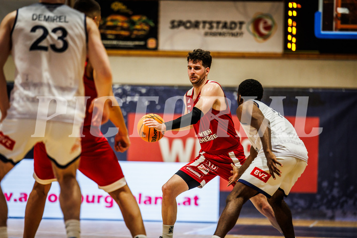 Basketball, win2day Basketball Superliga 2023/224, Grunddurchgang Runde 22, BBC Nord Dragonz, BC Vienna, Davor Konjevic (31)
