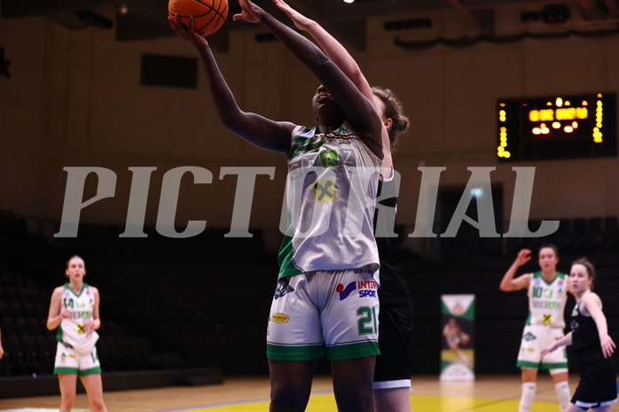 02.03.2024, Graz, Raiffeisen Sportpark, Basketball Damen Superliga 2023/24, Grunddurchgang 14.Runde, UBI Holding Graz - Basket Flames Women ,  