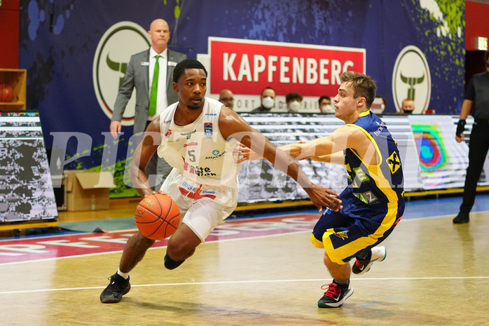 Basketball Superliga 2021/22, Grundduchgang 6. Runde, Kapfenberg Bulls vs. UBSC Graz


