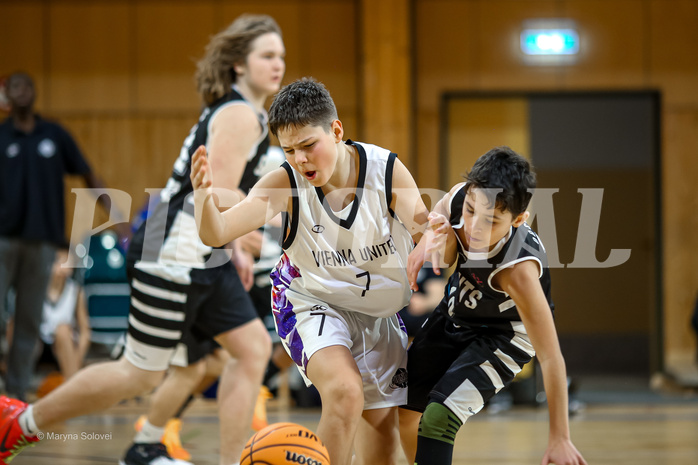 12.01.2025 Österreichischer Basketballverband 2024/25, SLMU14, SU Döbling vs Vienna Giants