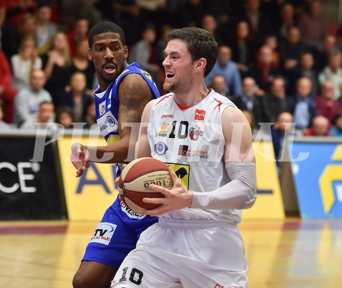 Basketball ABL 2015/16 Grunddurchgang 34. Runde WBC Wels vs Gmunden Swans