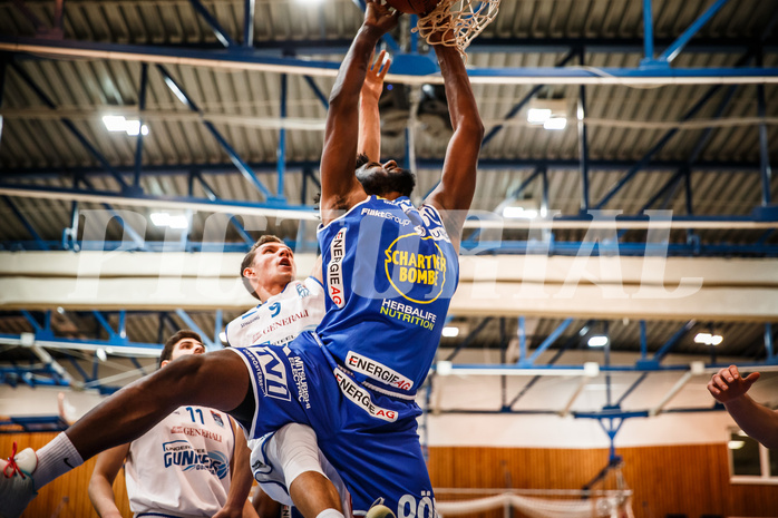 Basketball, bet-at-home Basketball Superliga 2021/22, Grunddurchgang Runde 8, Oberwart Gunners, Gmunden Swans, Brandon Aughburns (30)