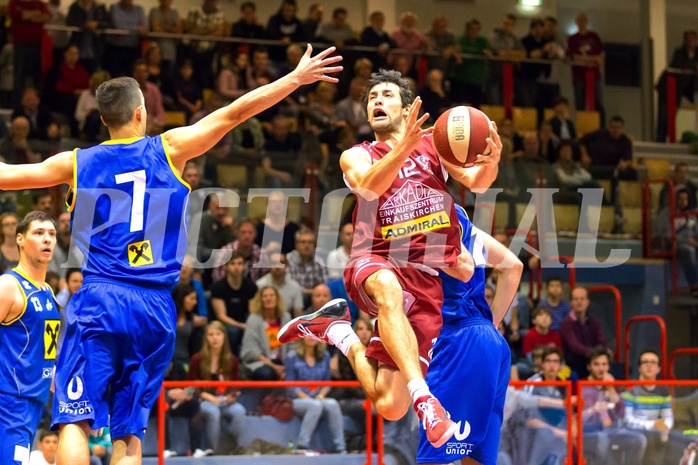 Basketball ABL 2015/16 Grunddurchgang 12.Runde Traiskirchen Lions vs. UBSC Graz