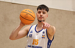 Basketball Zweite Liga 2024/25, Grunddurchgang 10.Runde BBU Salzburg vs. Raiders Tirol


