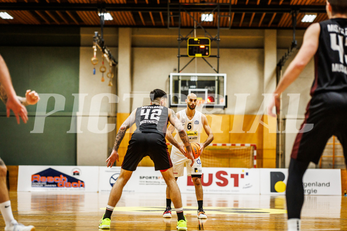 Basketball, Basketball Zweite Liga 2024/25, Grunddurchgang 17.Runde, Mattersburg Rocks, Mistelbach Mustangs, Dominik Alturban (6)