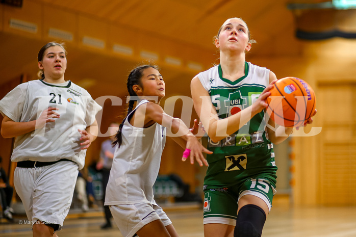 07.12.2024 Österreichischer Basketballverband 2024/25, SLWU14, Basket Flames UNION vs. UBI Graz

