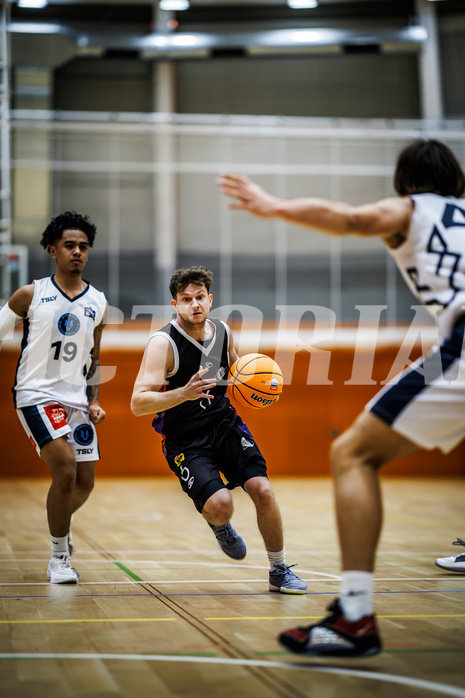Basketball, Basketball Zweite Liga 2024/25, Grunddurchgang 3.Runde, Vienna Timberwolves, Vienna United, Armin Kapic (8)
