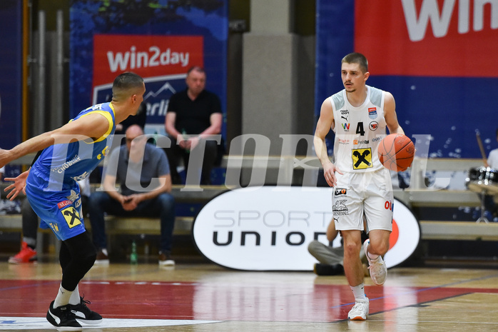 Win2Day Basketball Superliga 2022/23, Playoff,Viertelfinale Spiel 1, Flyers Wels vs SKN St. Pölten