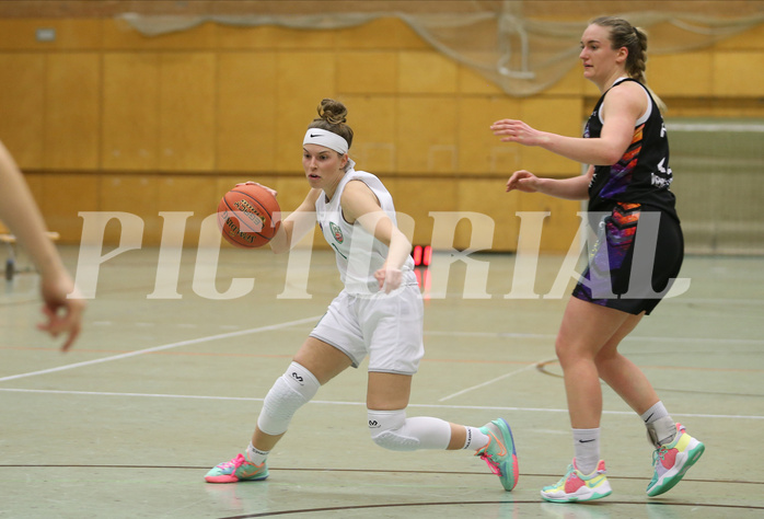 Basketball Damen Superliga 2021/22, Grundducrhgang 14.Runde Vienna United vs. KOS Celovec


